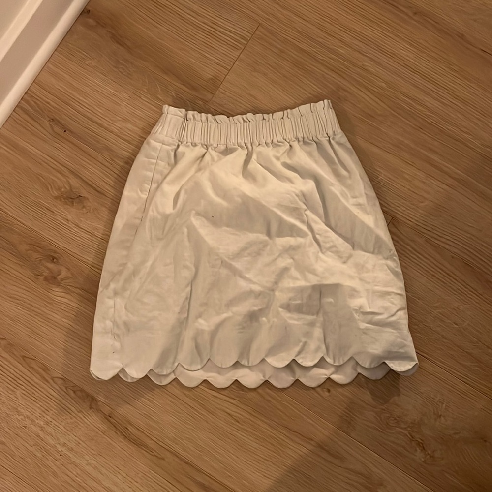 Tan/toupe scallion J crew skirt